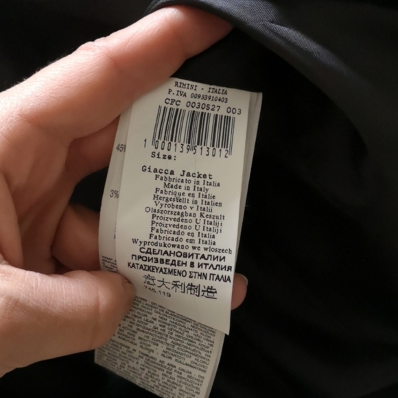 NWOT Black Notch Collar Blazer - Picture 7 of 16